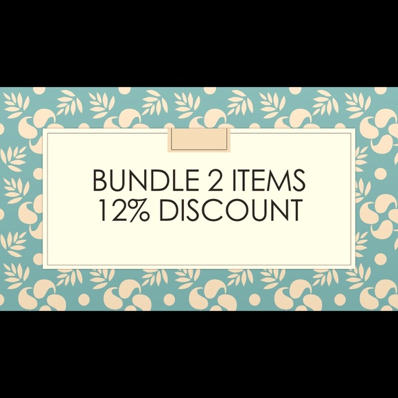 Bundle 2 and get 12% Discount - Picture 1 of 1